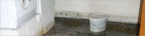 überfluteter Kellerraum