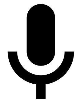 Das Bild zeigt ein Mikrofon