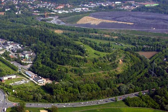 Das Bild zeigt die Gladbecker Mottbruchhalde